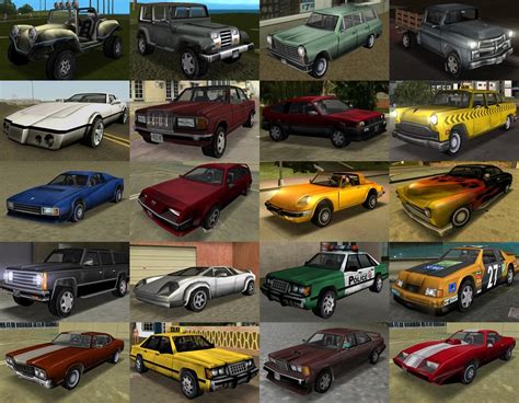 gta vice city cars name